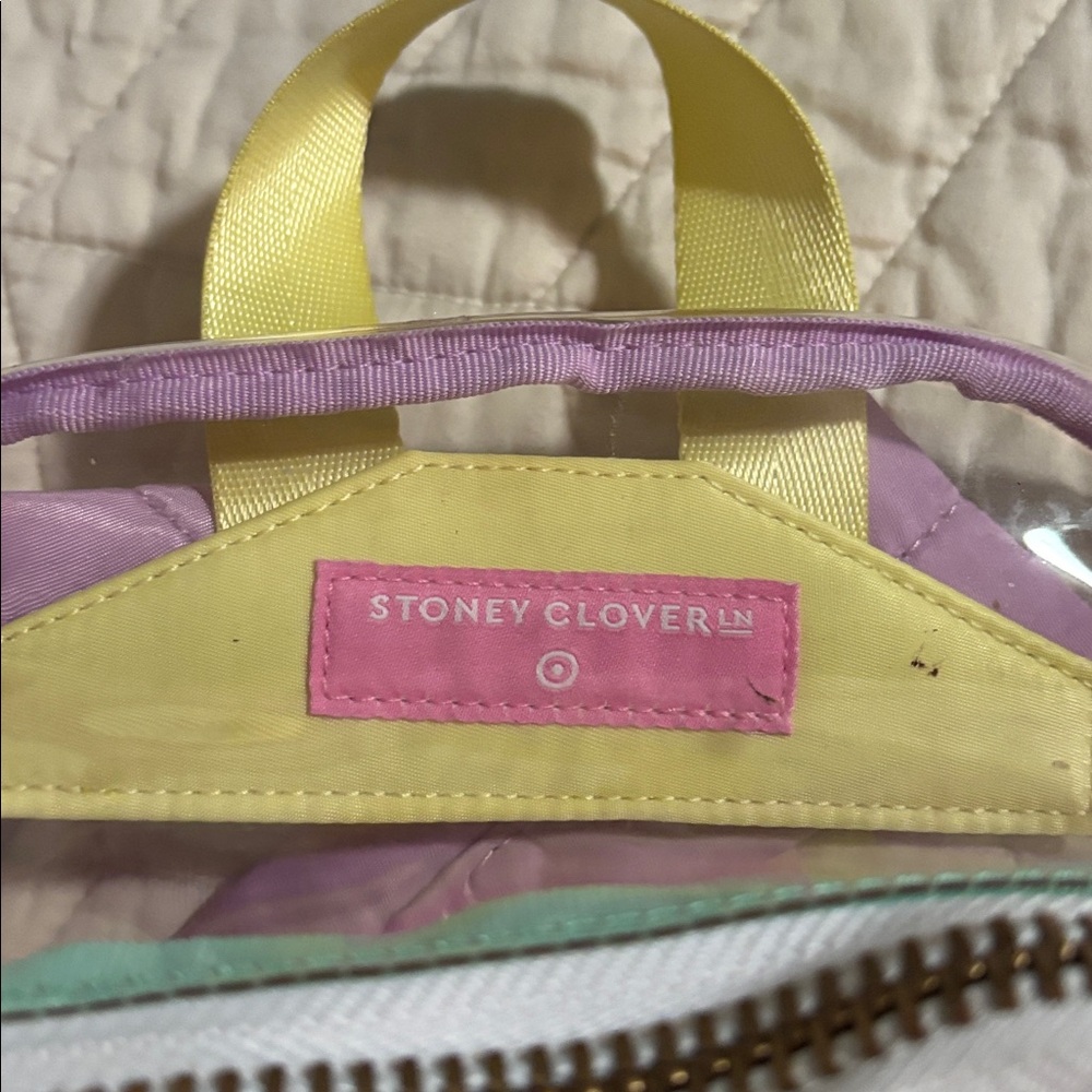 VGUC Stoney Clover x Target Clear Backpack with Purple and Yellow Accents - Picture 5 of 5